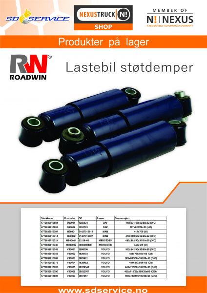 RW støtdemper for lastebil