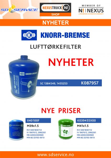 KNORR lufttørker